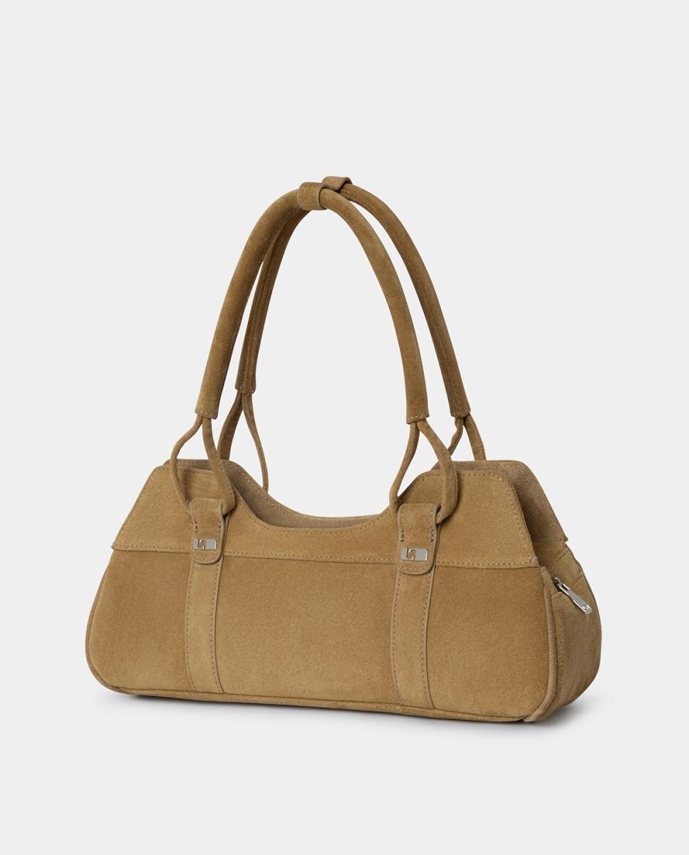 Mala de Ombro Modelo Jane Amarelo Camel-2