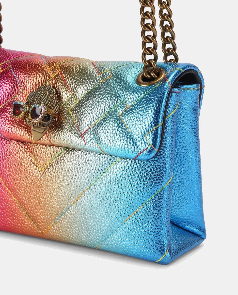 Mala Kensington Mini em Pele - Multicolor Multicolor-5
