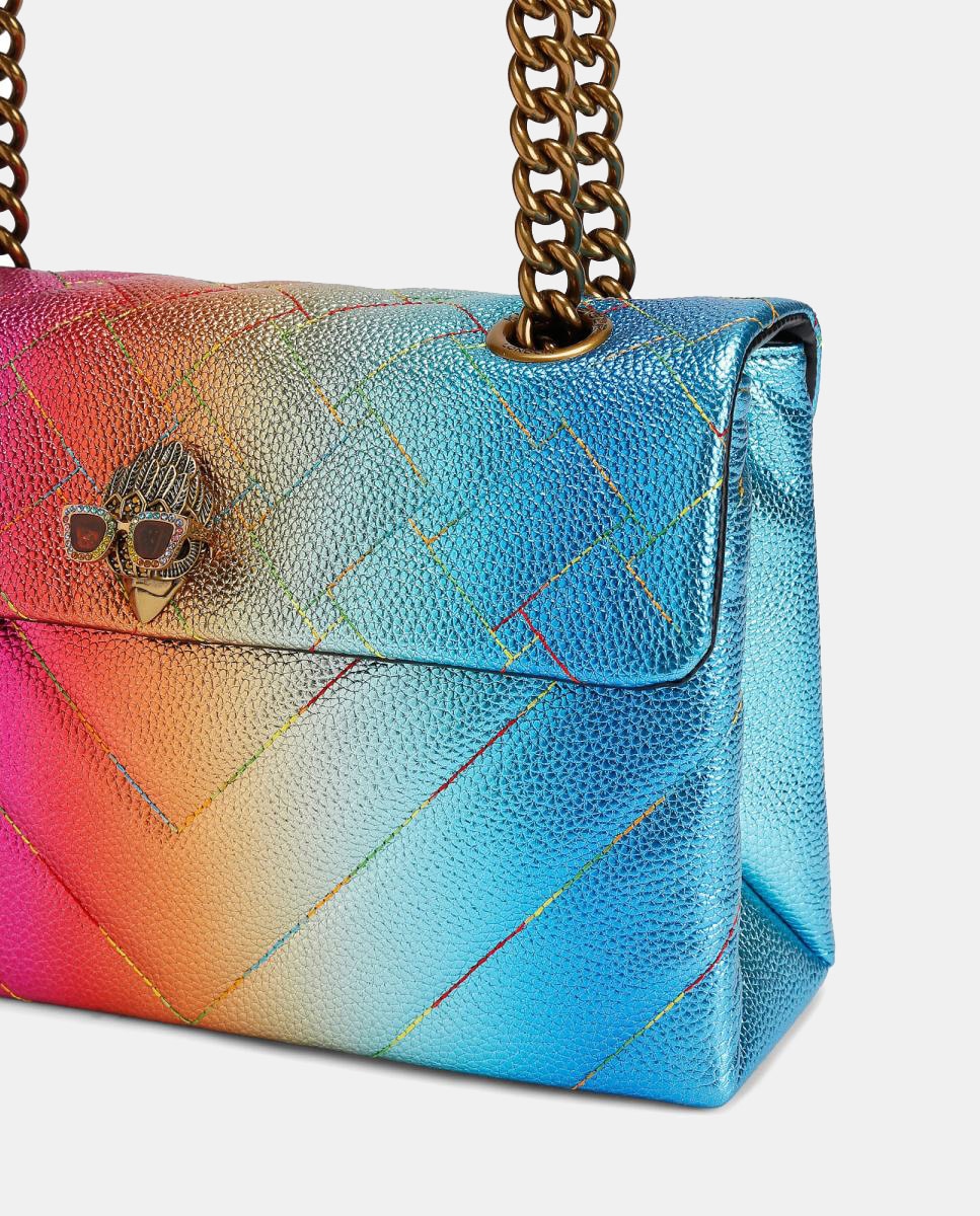 Mala Kensington em Pele - Multicolor Multicolor-5