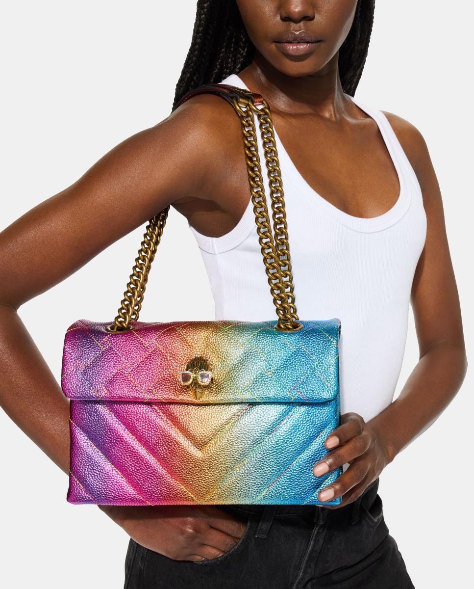Mala Kensington em Pele - Multicolor Multicolor-7
