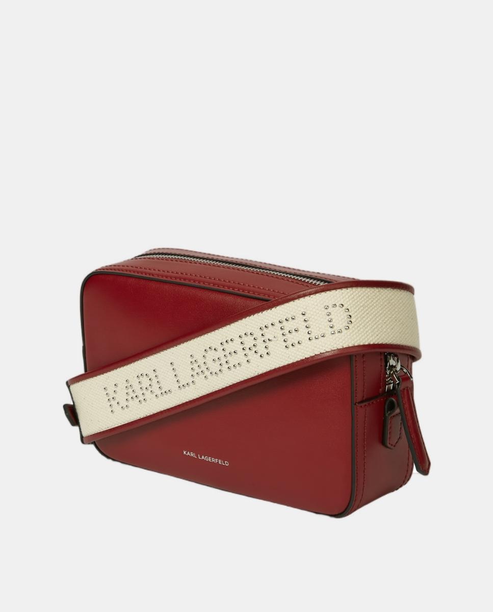Bolso bandolera daily - Karl Lagerfeld - Rojo Rojo-2