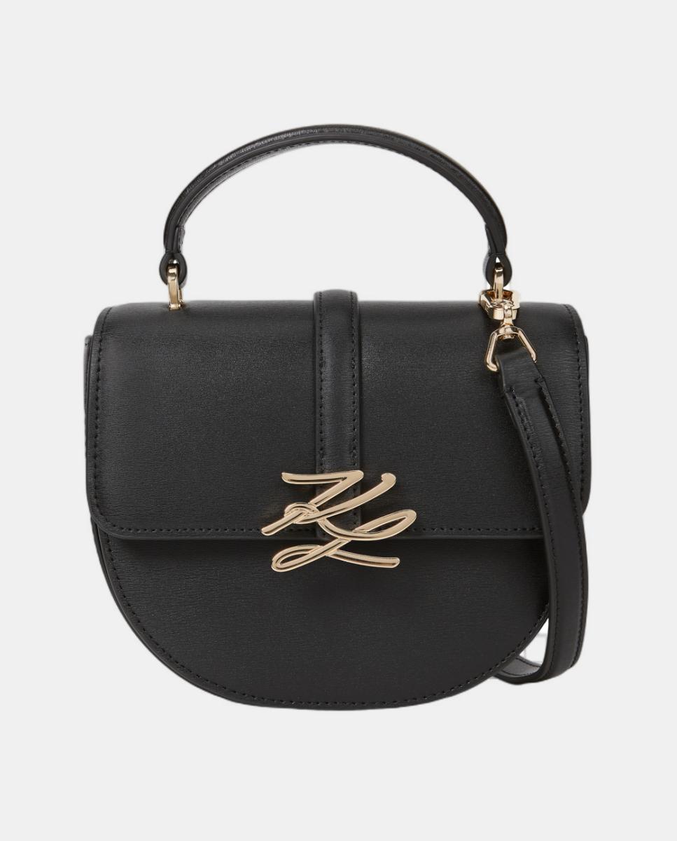 Bandolera de piel - Karl Lagerfeld - Negro Negro-1