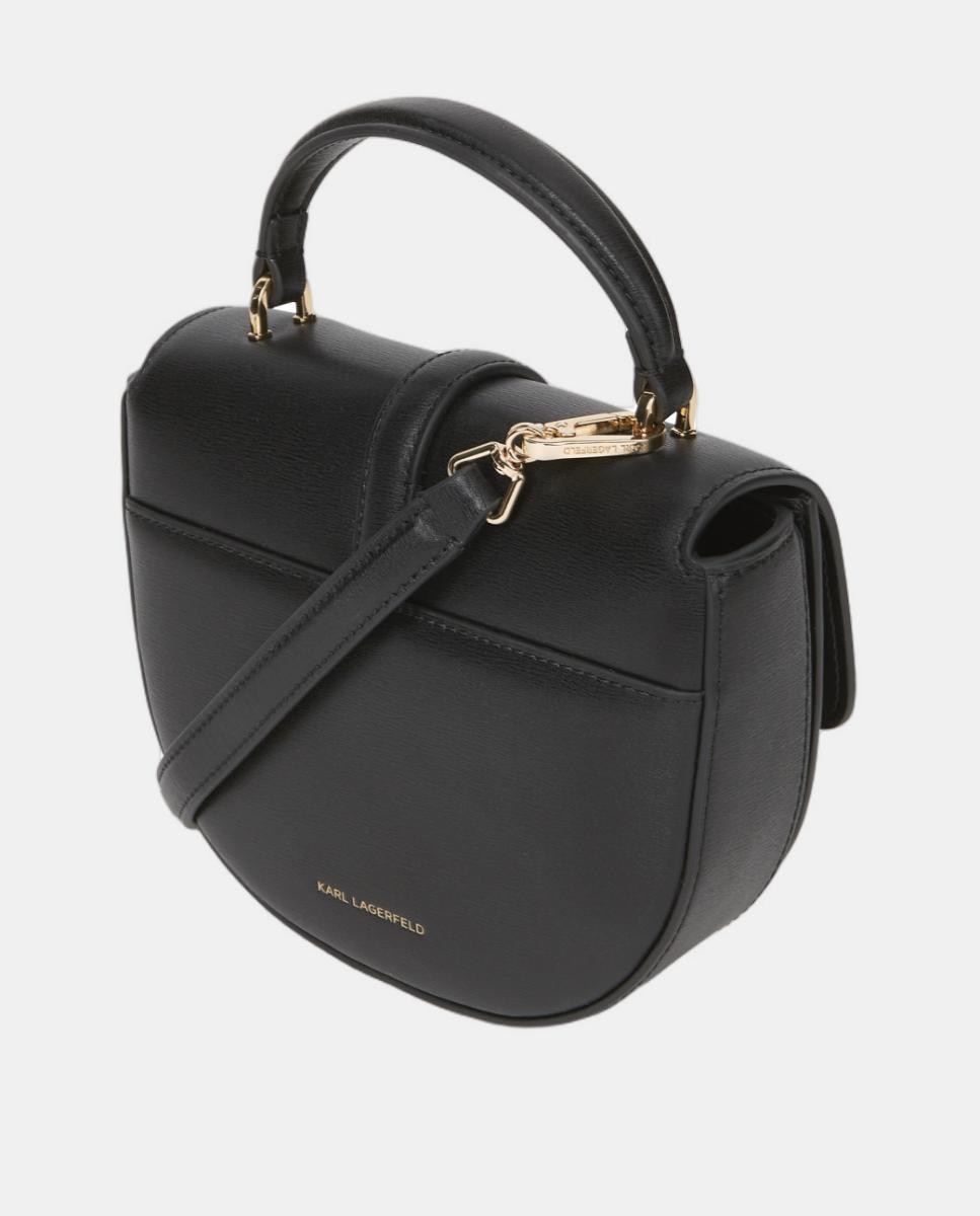 Bandolera de piel - Karl Lagerfeld - Negro Negro-2