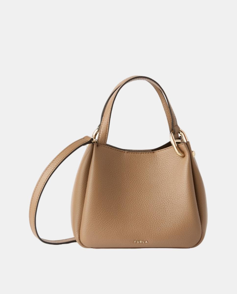 Imagen 0 de Bolso Nuvola Mini Piel Marrón