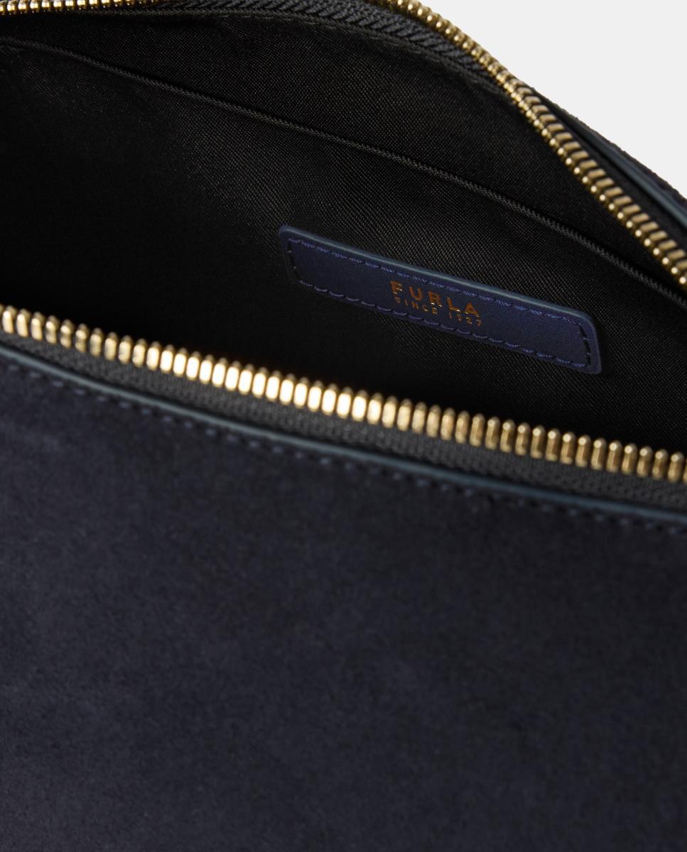 Bolso Debby Ante Baguette - Furla - Azul marino Azul marino-4