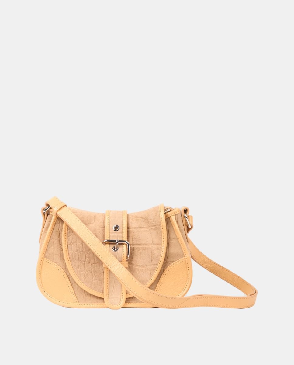 Mala de Ombro Ajustável, Modelo Small Maria Creme-4