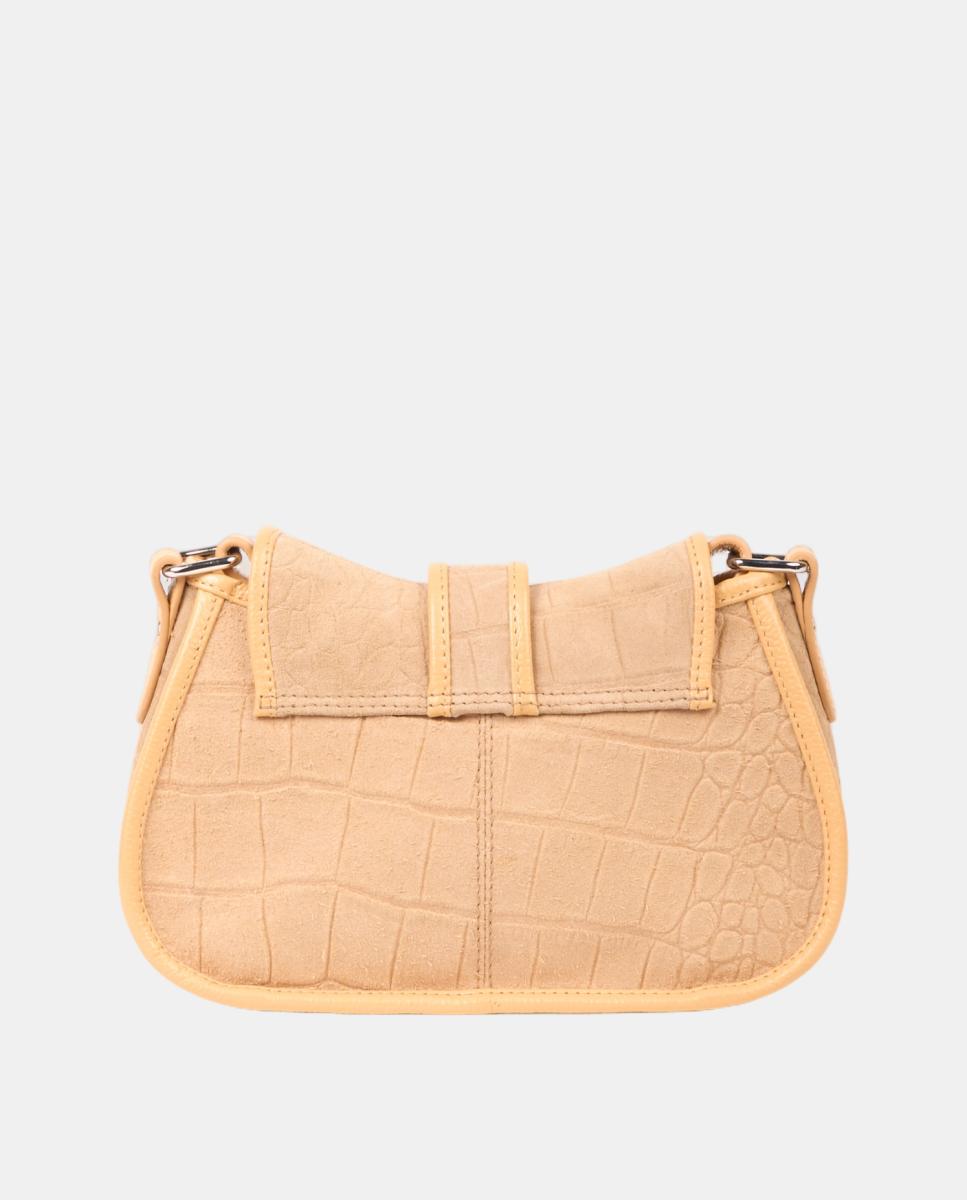 Mala de Ombro Ajustável, Modelo Small Maria Creme-5
