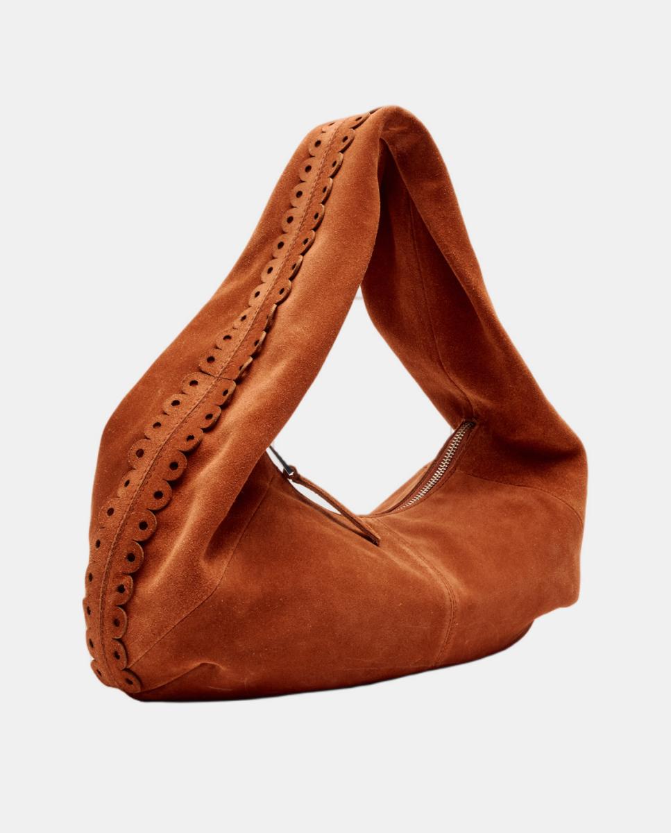 Mala de Ombro Média, Modelo Small Alma Castanho-2