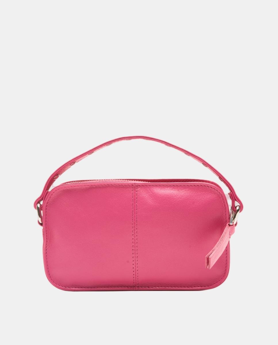 Imagen 4 de Bolso pequeño multiposición modelo Helena de Núnoo Bags - Fucsia Fucsia