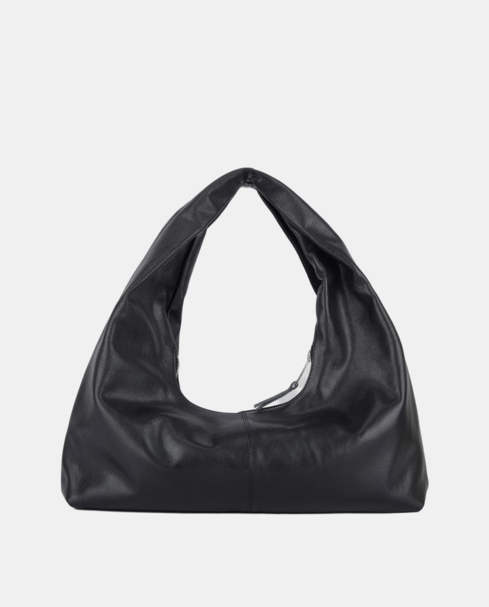 Bolso mediano de hombro el modelo Small Alma de Núnoo Bags - Negro Negro-3
