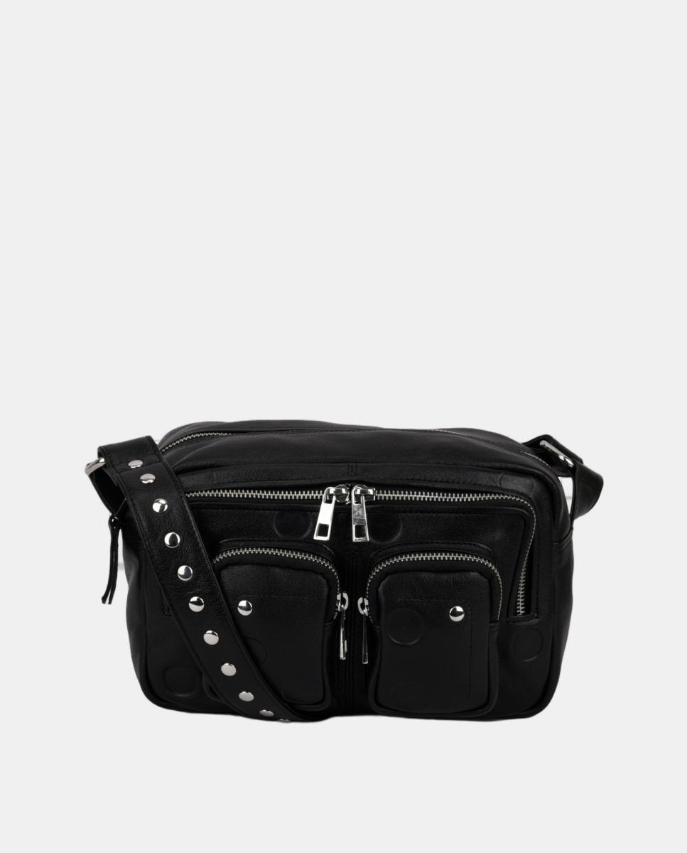 Bolso mediano multiposición el modelo Ellie de Núnoo Bags - Negro Negro-1
