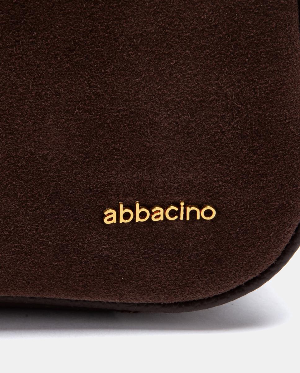 Bolso multifuncional en serraje - Abbacino - Marrón Marrón-7