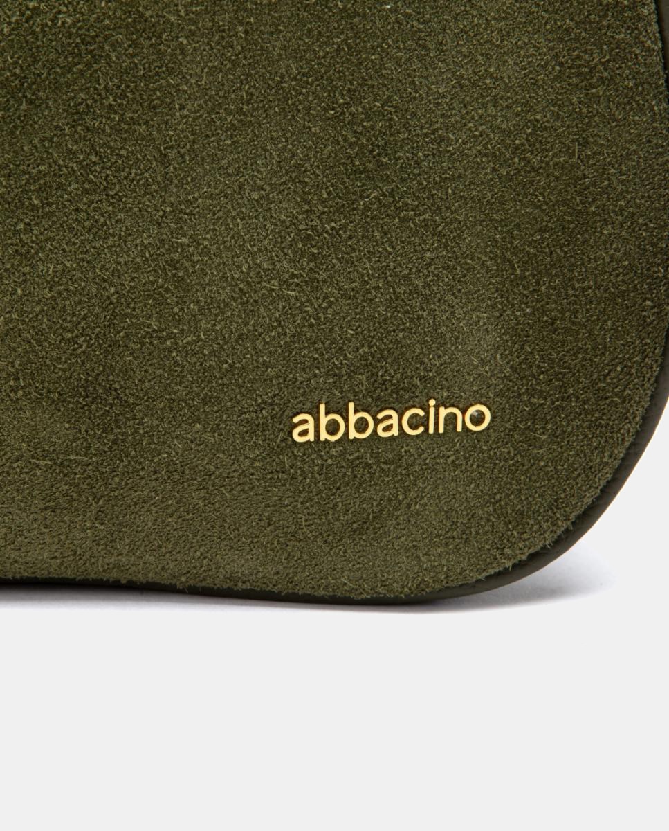 Bolso multifuncional en serraje - Abbacino - Verde Verde-7