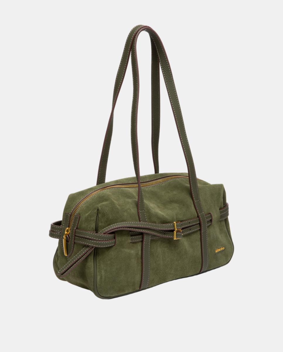 Bolso de hombro en serraje - Abbacino - Verde Verde-2