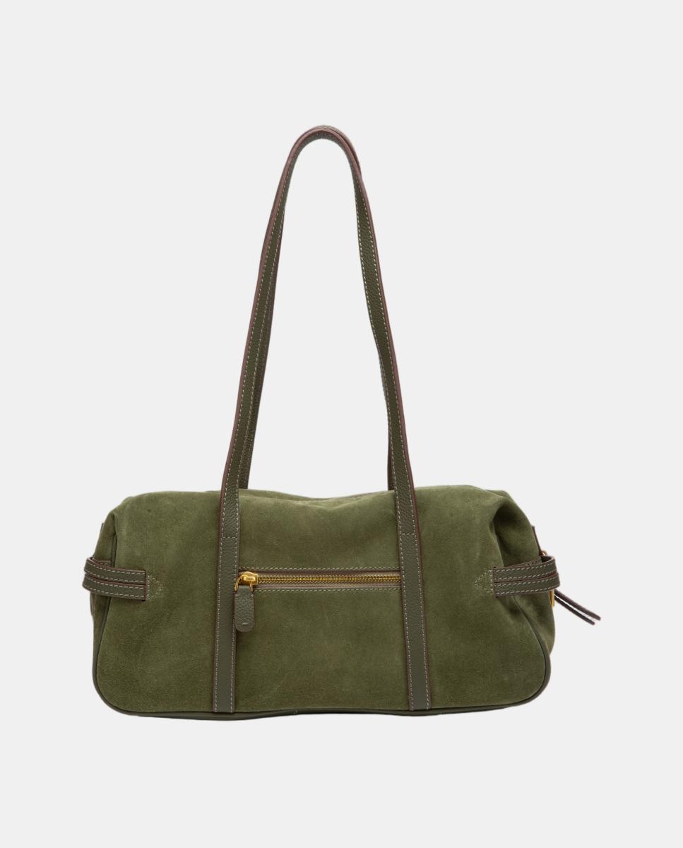 Bolso de hombro en serraje - Abbacino - Verde Verde-3