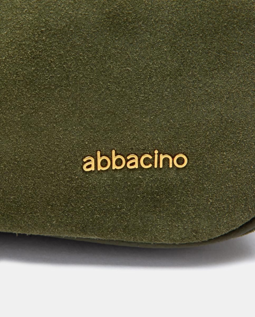 Bandolera en serraje - Abbacino - Verde Verde-6