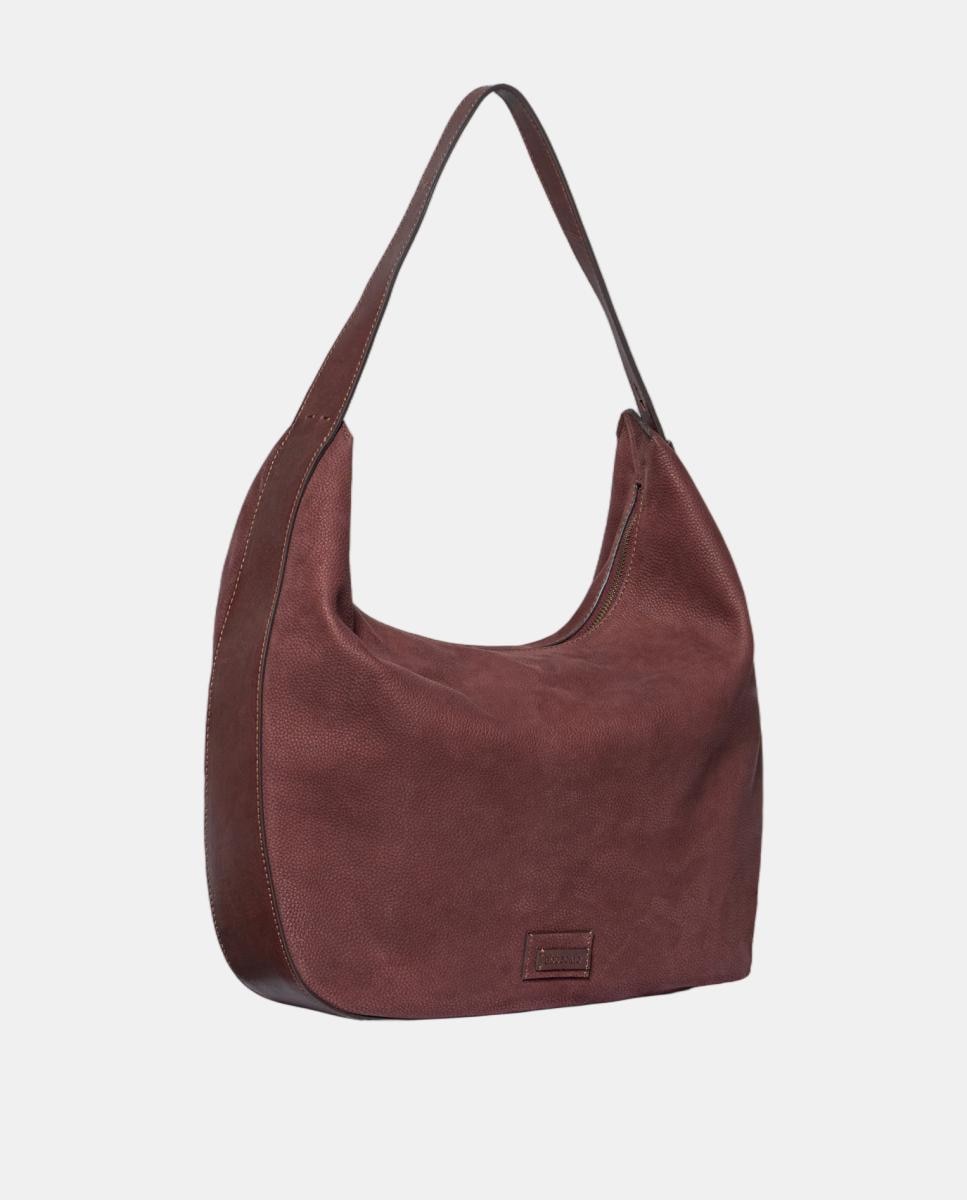 Bolso de hombro en serraje - Abbacino - Rojo Rojo-2
