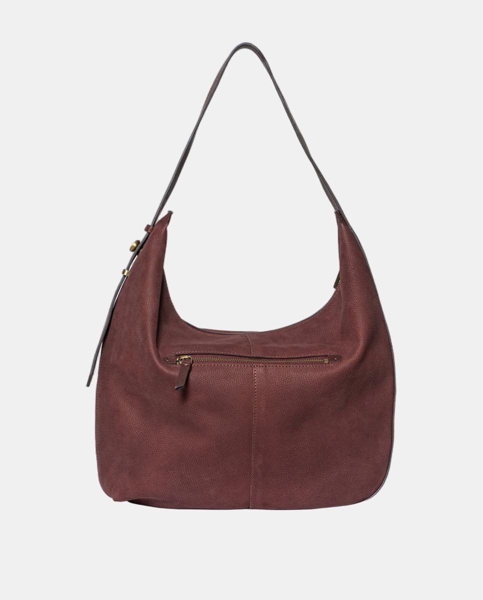 Bolso de hombro en serraje - Abbacino - Rojo Rojo-3