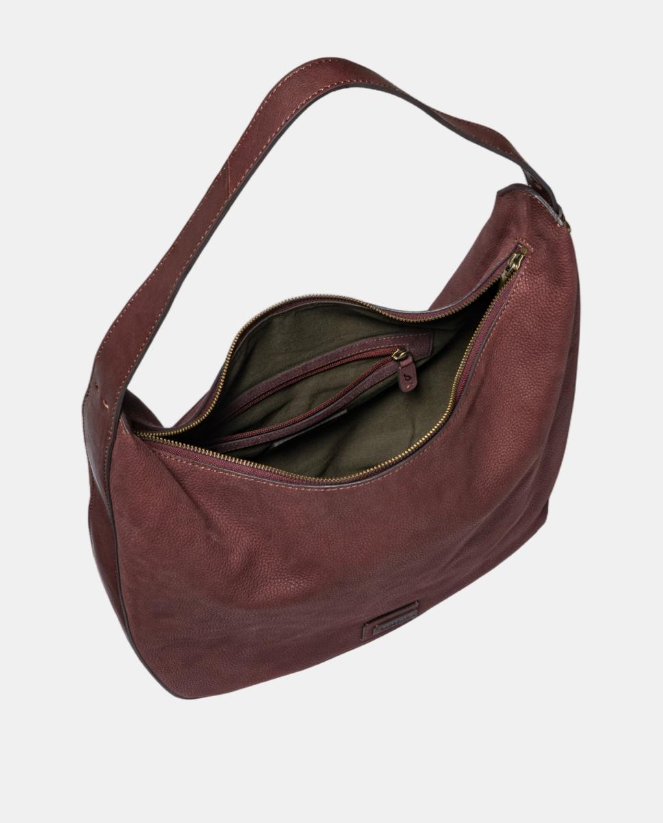 Bolso de hombro en serraje - Abbacino - Rojo Rojo-5