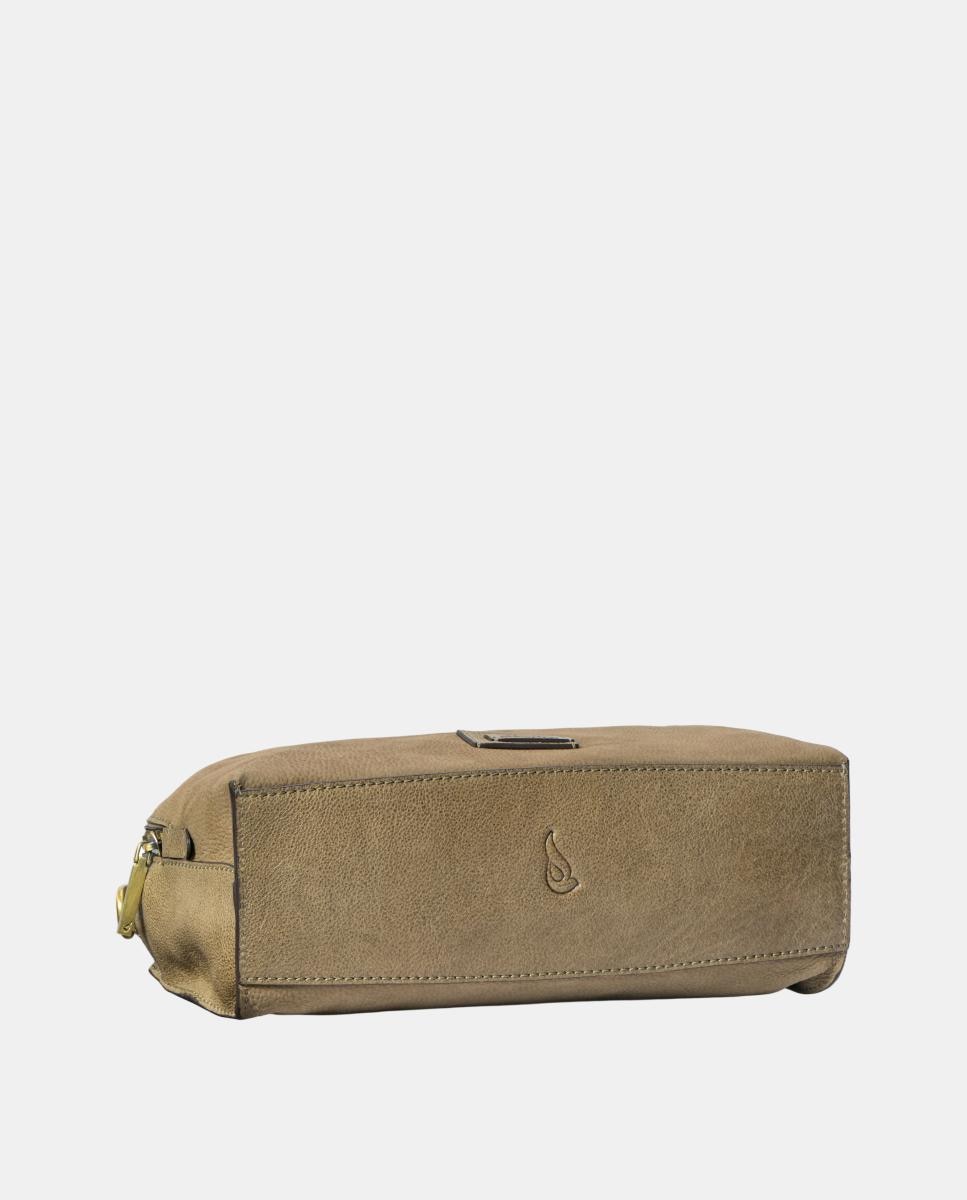 Mala a Tiracolo em Croute Castanho taupe-7