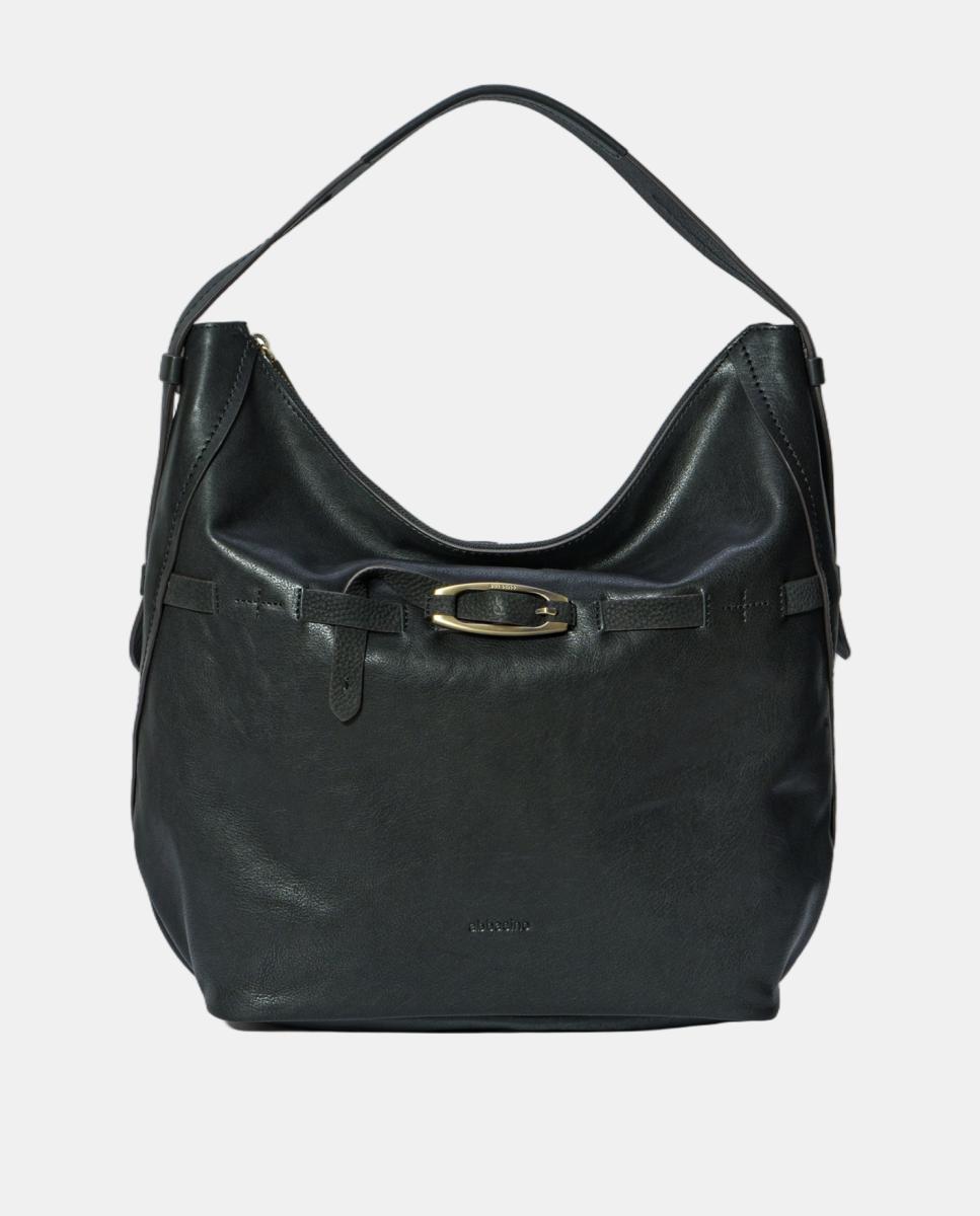 Imagen 0 de Bolso de hombro en piel Negro