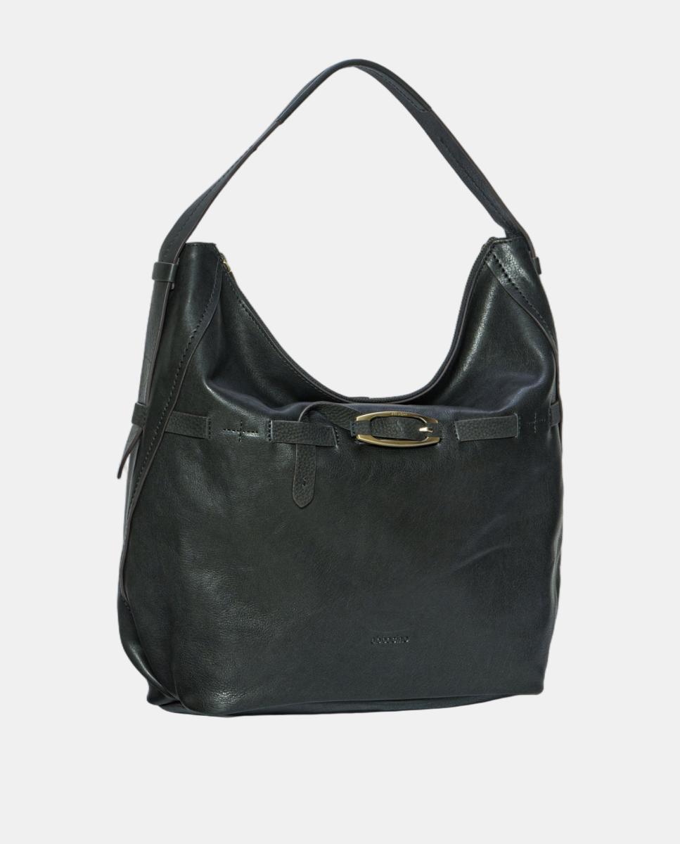 Bolso de hombro en piel - Abbacino - Negro Negro-2