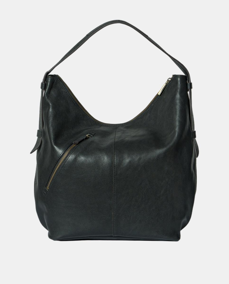 Bolso de hombro en piel - Abbacino - Negro Negro-3