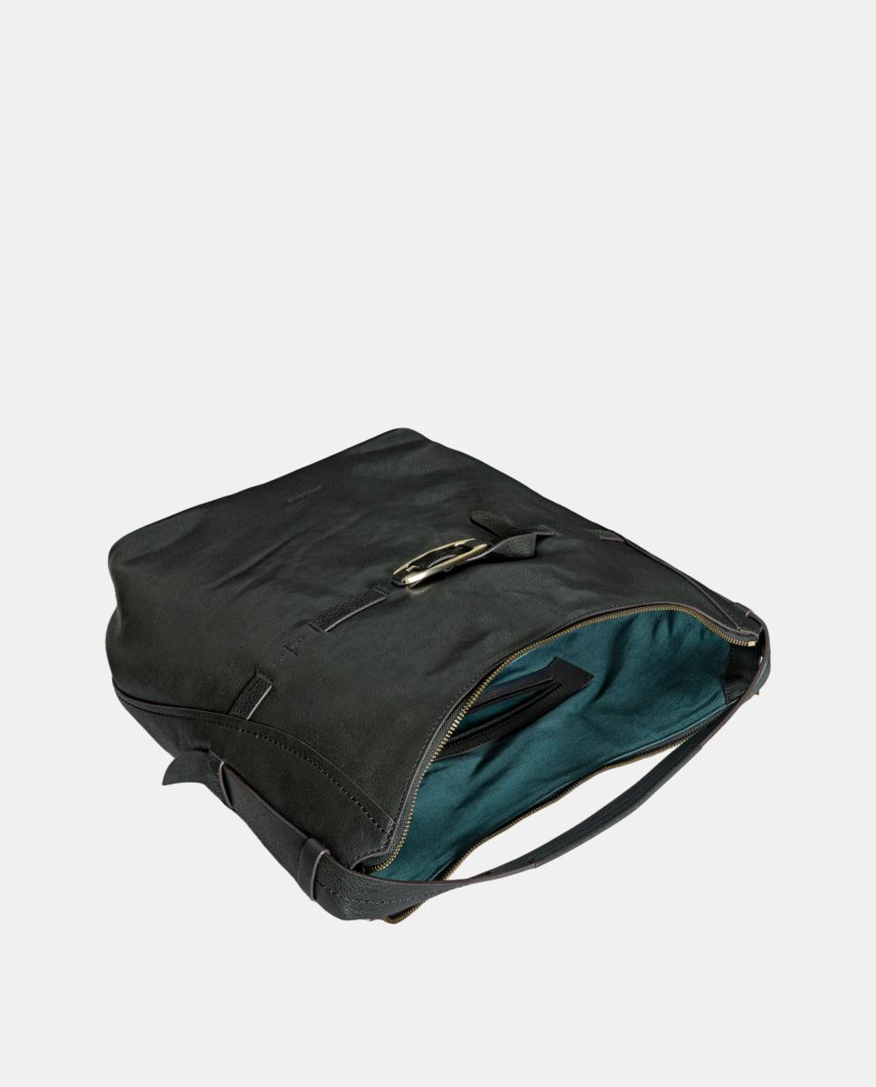 Bolso de hombro en piel - Abbacino - Negro Negro-4
