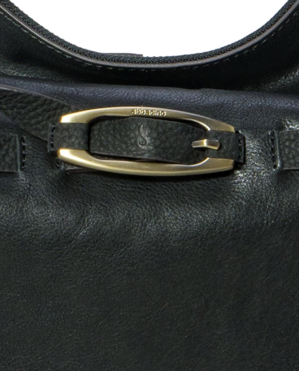 Bolso de hombro en piel - Abbacino - Negro Negro-6
