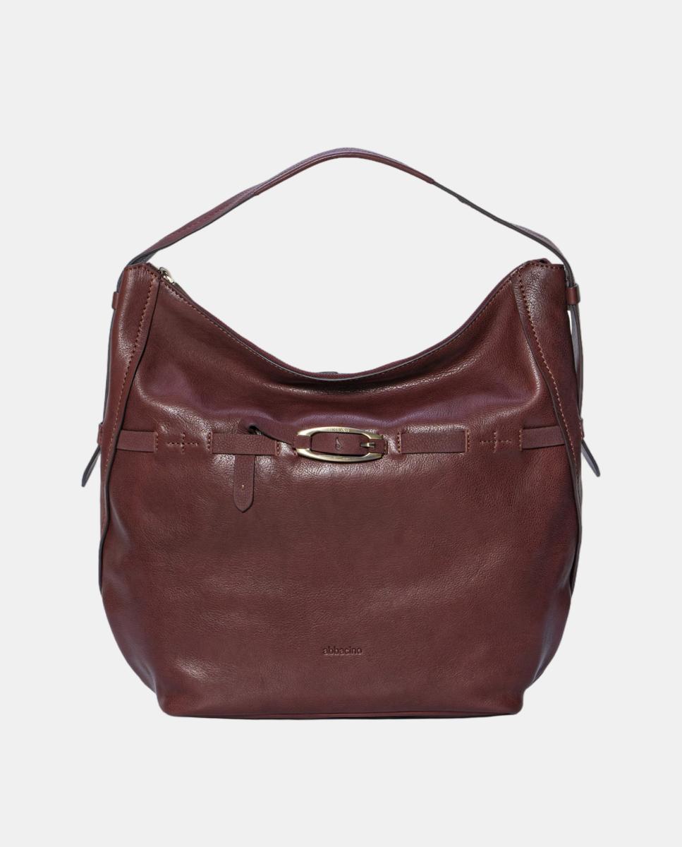 Bolso de hombro en piel - Abbacino - Rojo Rojo-1