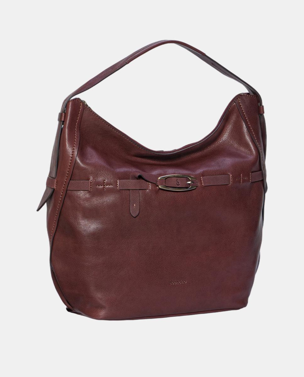 Bolso de hombro en piel - Abbacino - Rojo Rojo-2