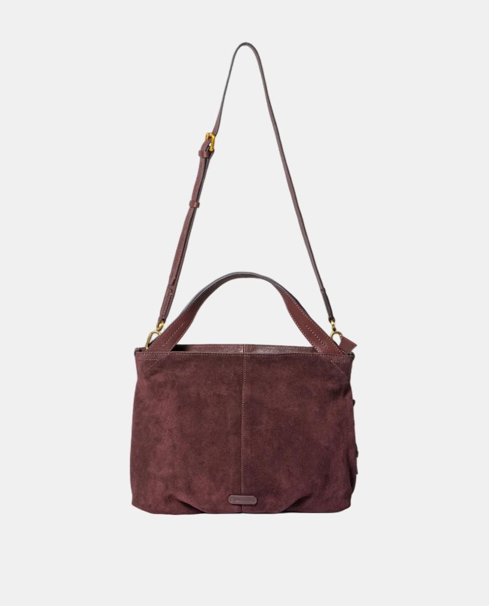 Shopper en serraje - Abbacino - Rojo Rojo-4