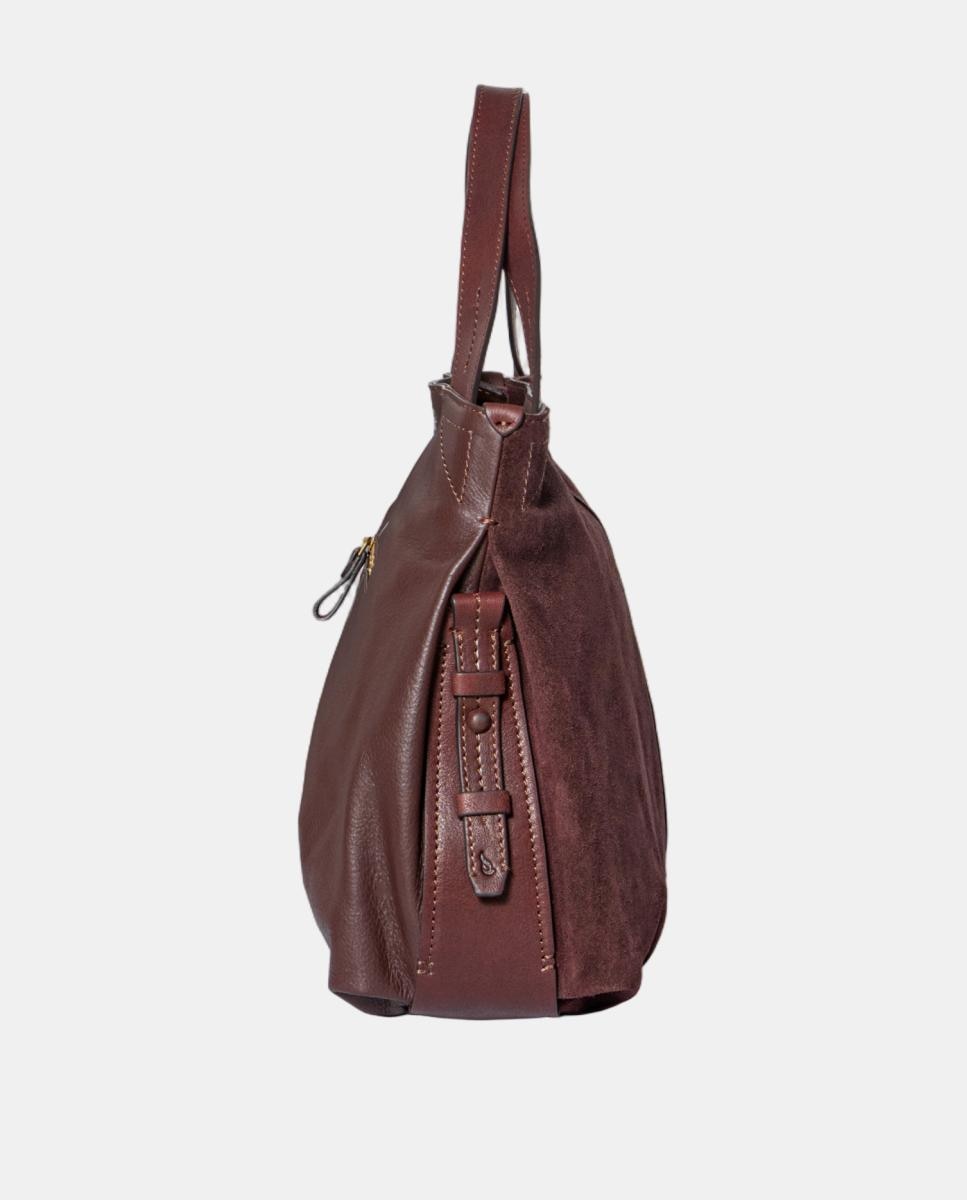 Shopper en serraje - Abbacino - Rojo Rojo-5
