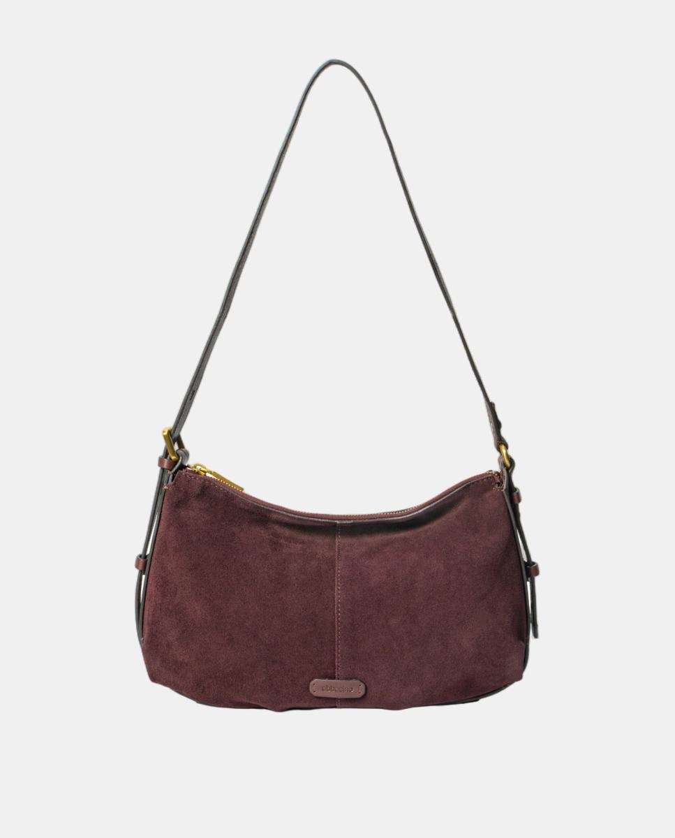 Bolso de hombro en serraje - Abbacino - Rojo Rojo-1
