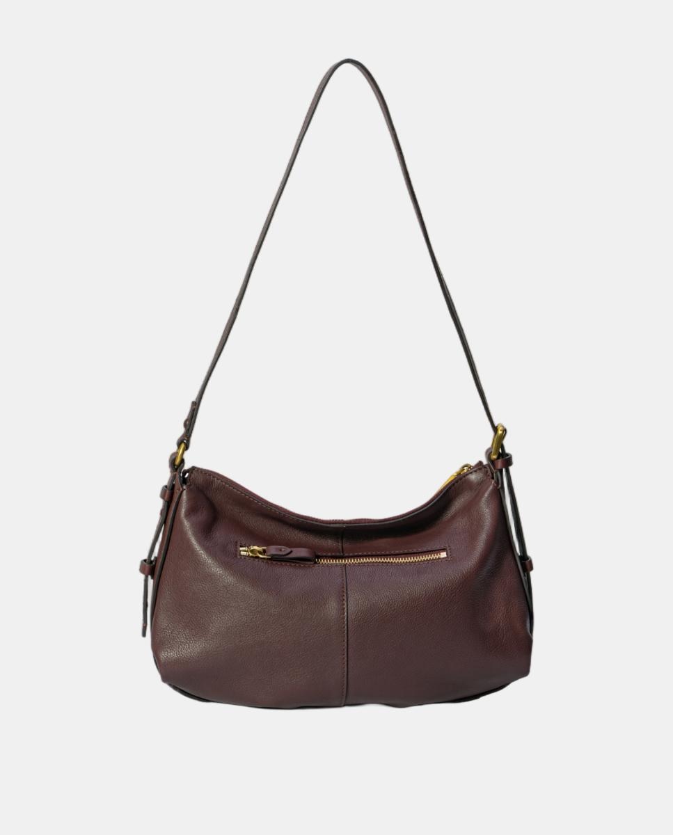 Bolso de hombro en serraje - Abbacino - Rojo Rojo-3