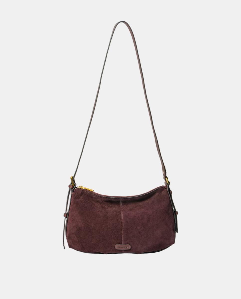 Bolso de hombro en serraje - Abbacino - Rojo Rojo-4
