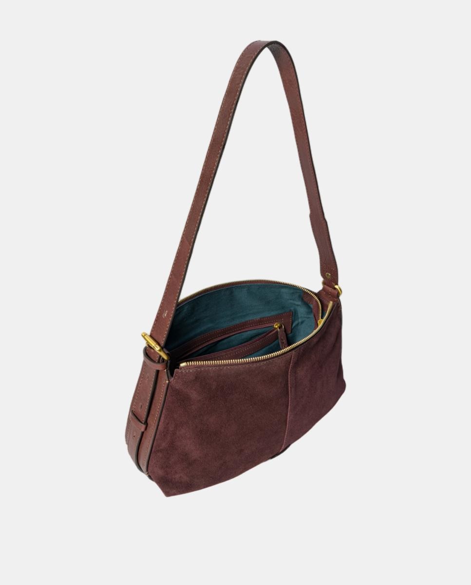 Bolso de hombro en serraje - Abbacino - Rojo Rojo-6