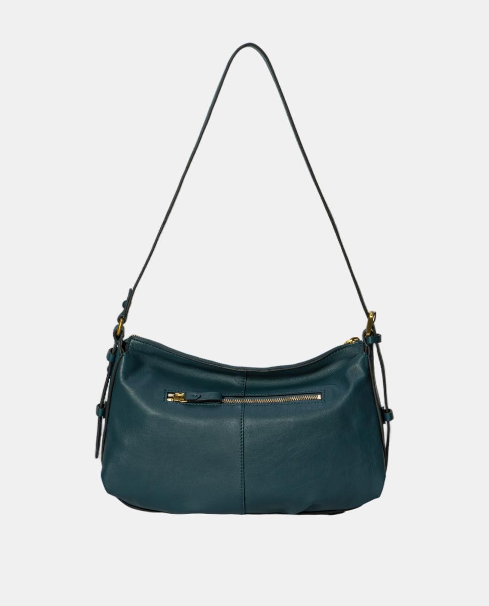 Bolso de hombro en serraje - Abbacino - Azul Azul-3