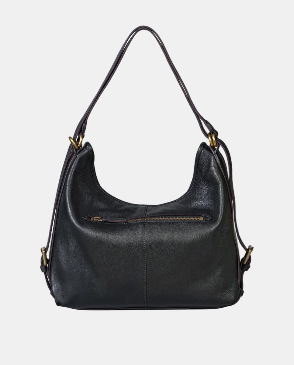 Bolso multifuncional en piel - Abbacino - Negro Negro-3