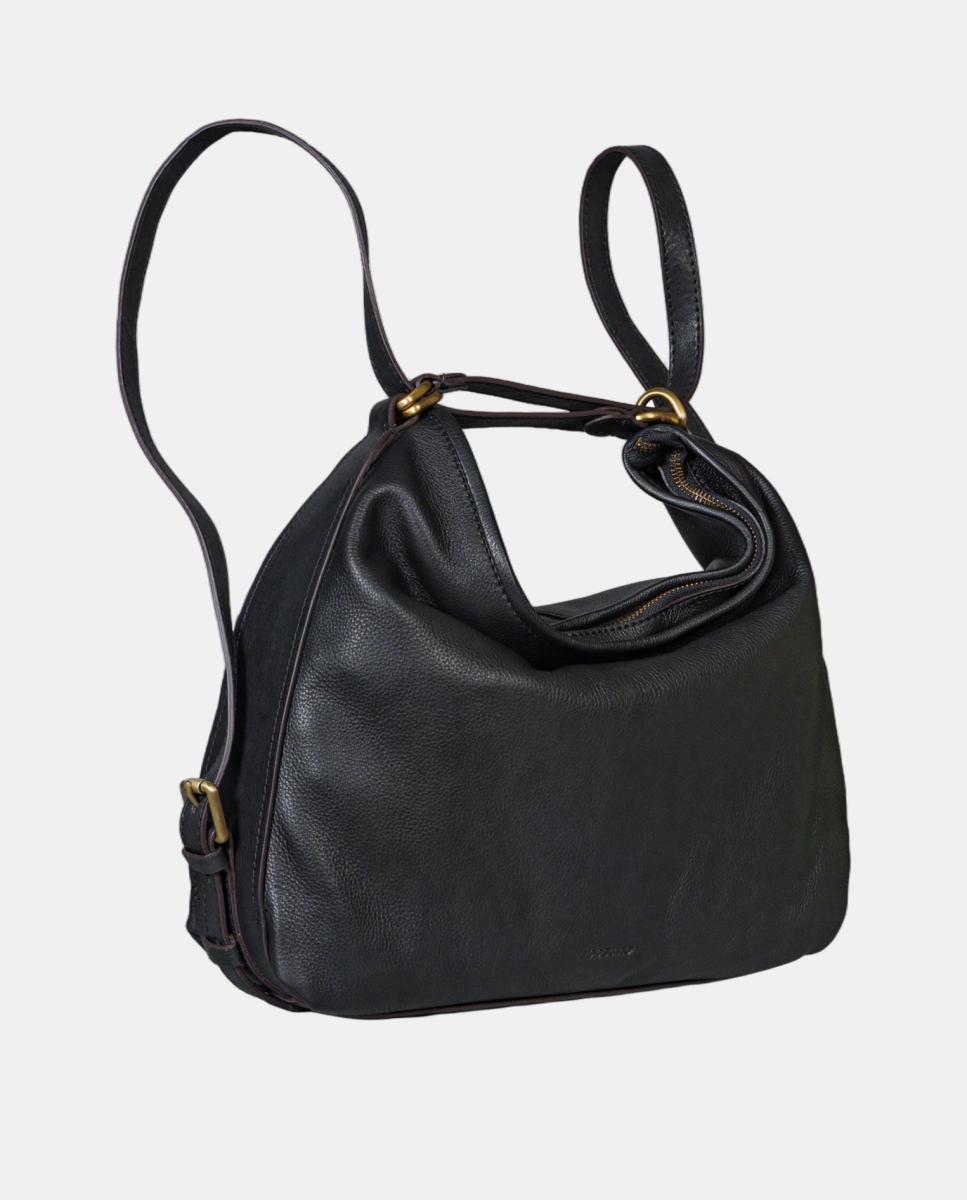 Bolso multifuncional en piel - Abbacino - Negro Negro-4