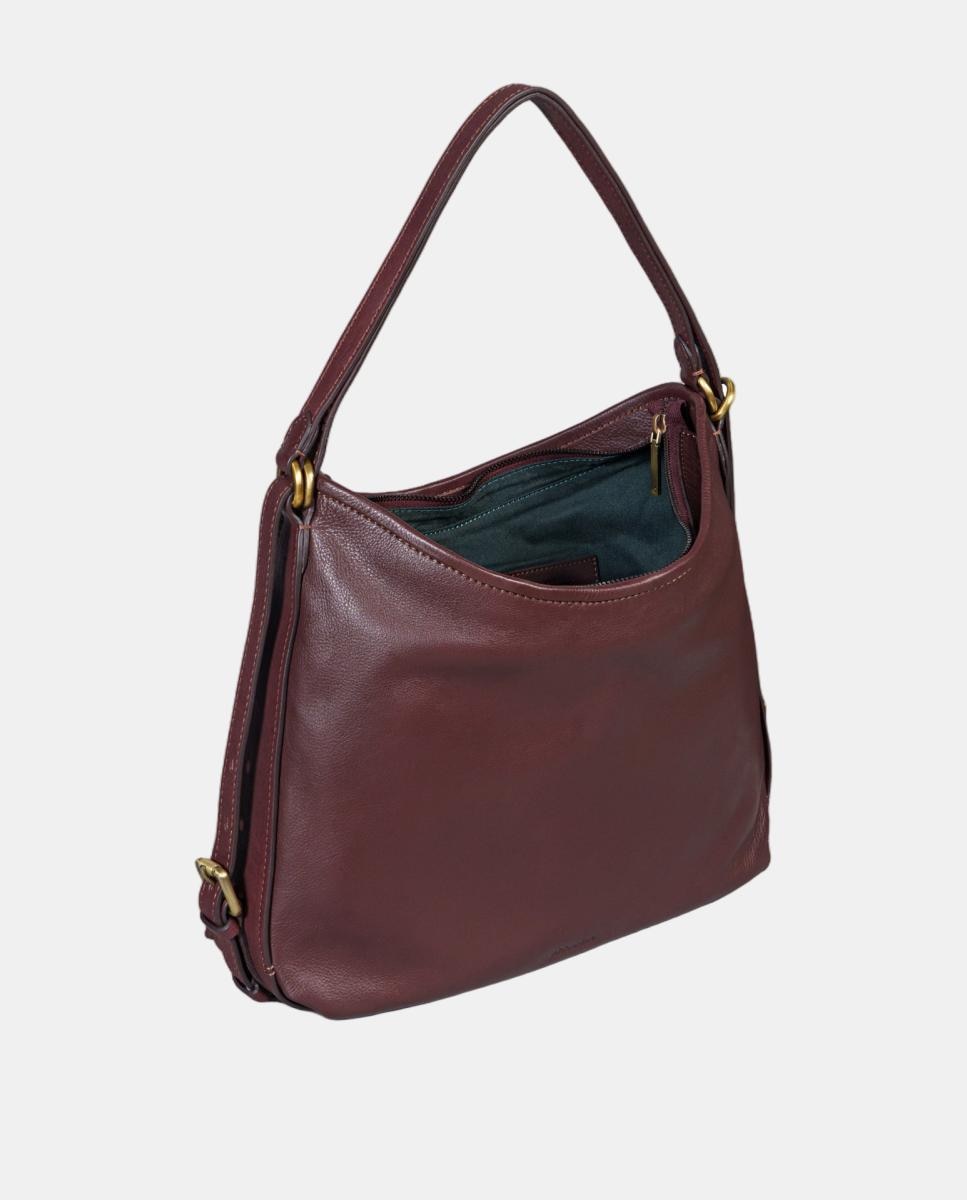 Bolso multifuncional en piel - Abbacino - Rojo Rojo-5