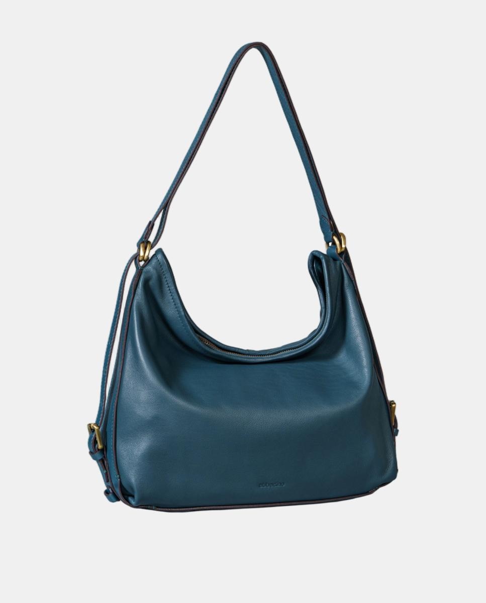 Bolso multifuncional en piel - Abbacino - Azul Azul-2