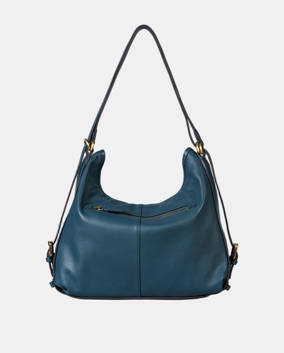 Bolso multifuncional en piel - Abbacino - Azul Azul-3