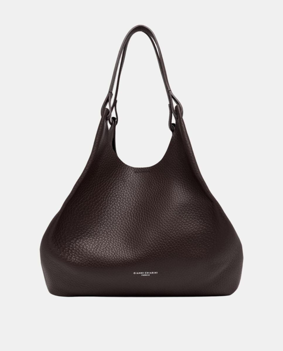 Imagem 0 de Mala de Ombro Grande em Pele com Pochette Modelo Dua