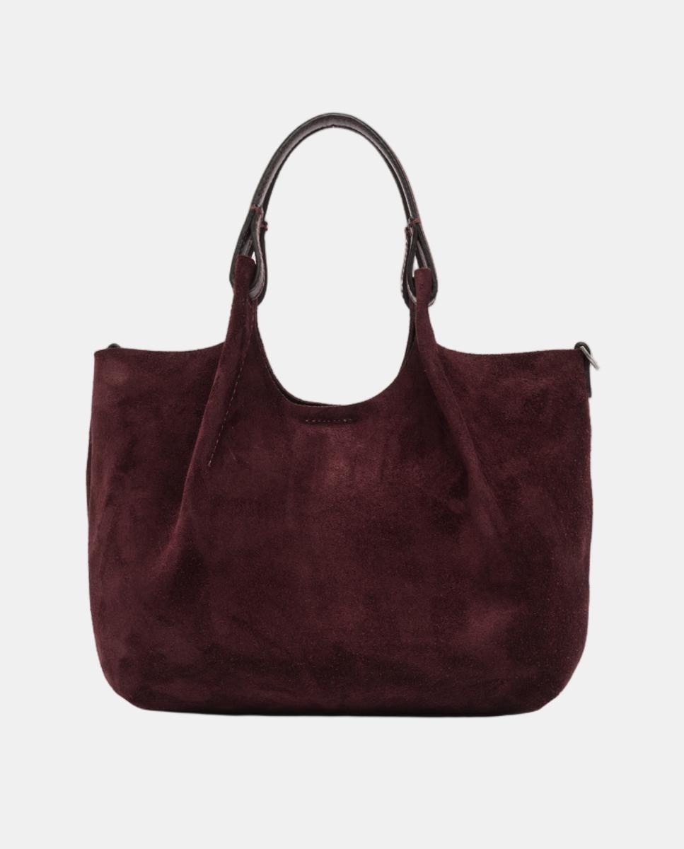 Bolso de hombro en ante modelo DUA - Gianni Chiarini - Granate Granate-3