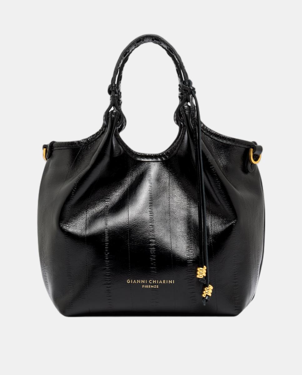 Bolso de hombro en piel modelo DUA - Gianni Chiarini - Negro Negro-2