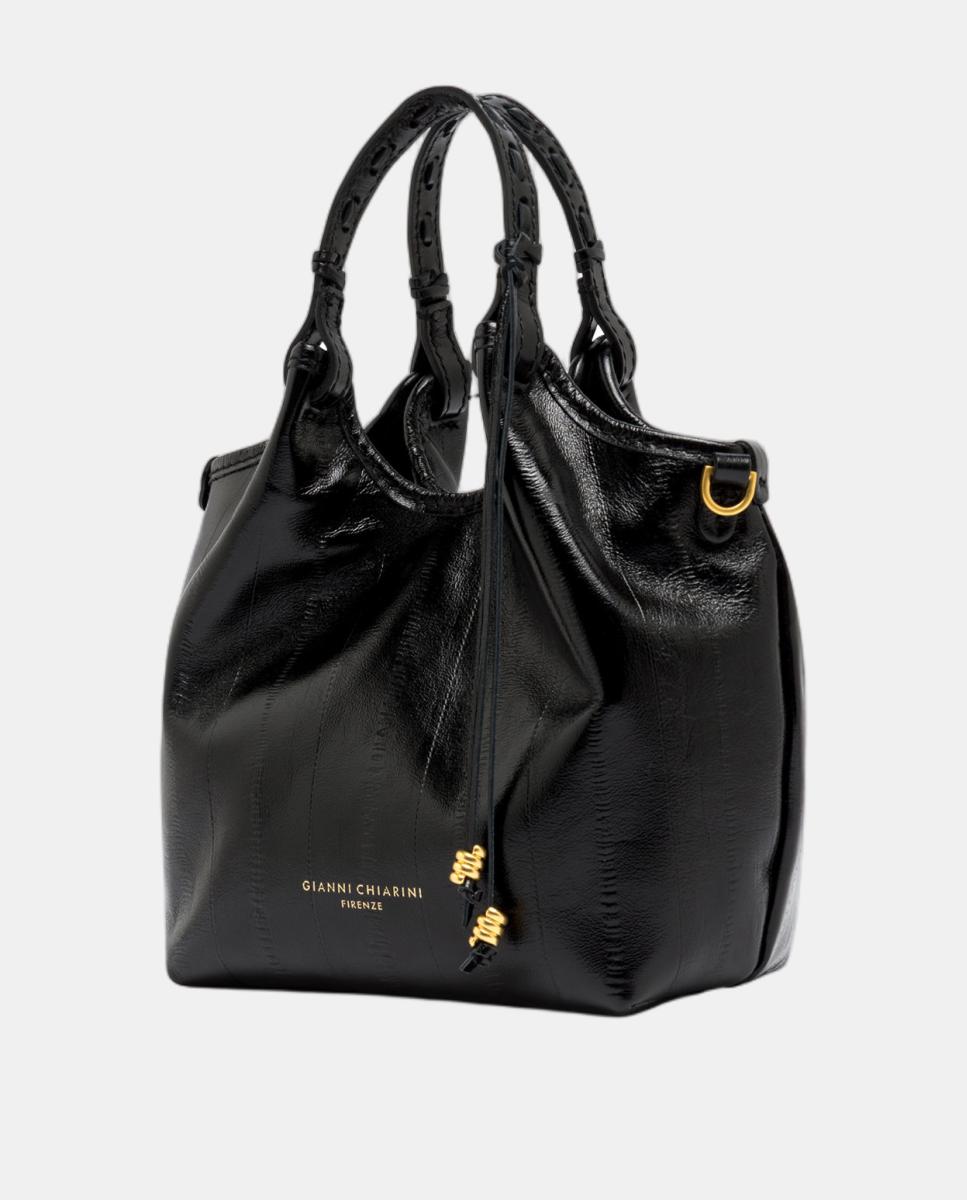 Bolso de hombro en piel modelo DUA - Gianni Chiarini - Negro Negro-4