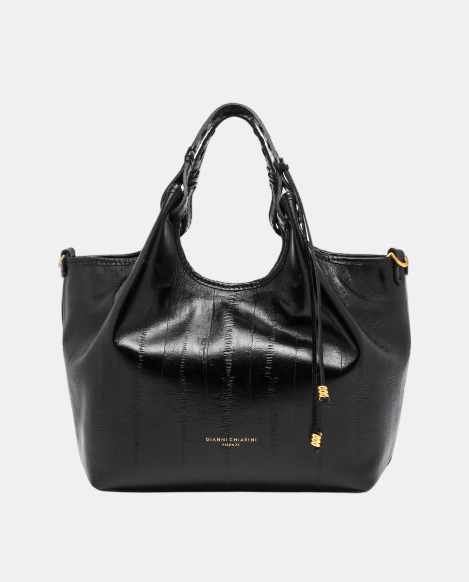 Bolso de hombro en piel modelo DUA - Gianni Chiarini - Negro Negro-2