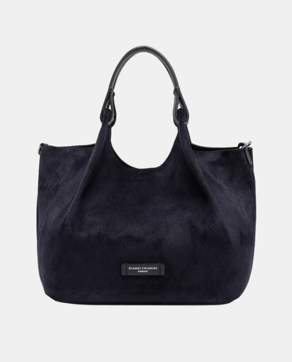 Bolso de hombro en ante modelo DUA - Gianni Chiarini - Azul Azul-2