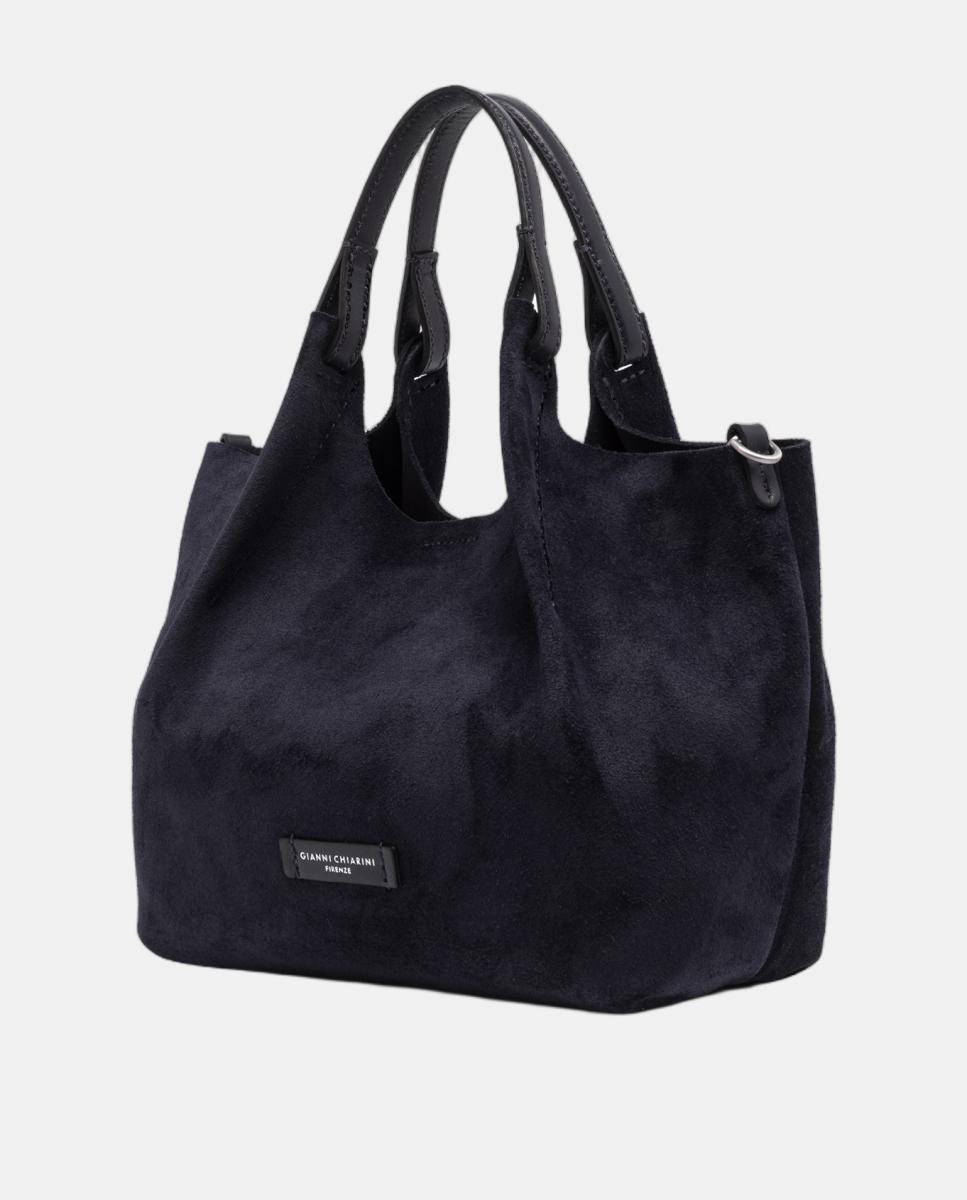 Bolso de hombro en ante modelo DUA - Gianni Chiarini - Azul Azul-4